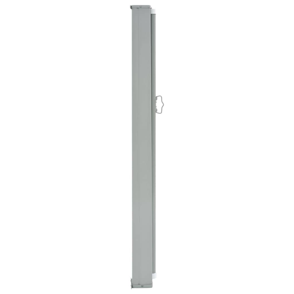 Helloshop26 - Auvent paravent store brise-vue latéral rétractable de patio jardin terrasse balcon protection visuelle écran 100 x 300 cm blanc cassé - Imagen 2