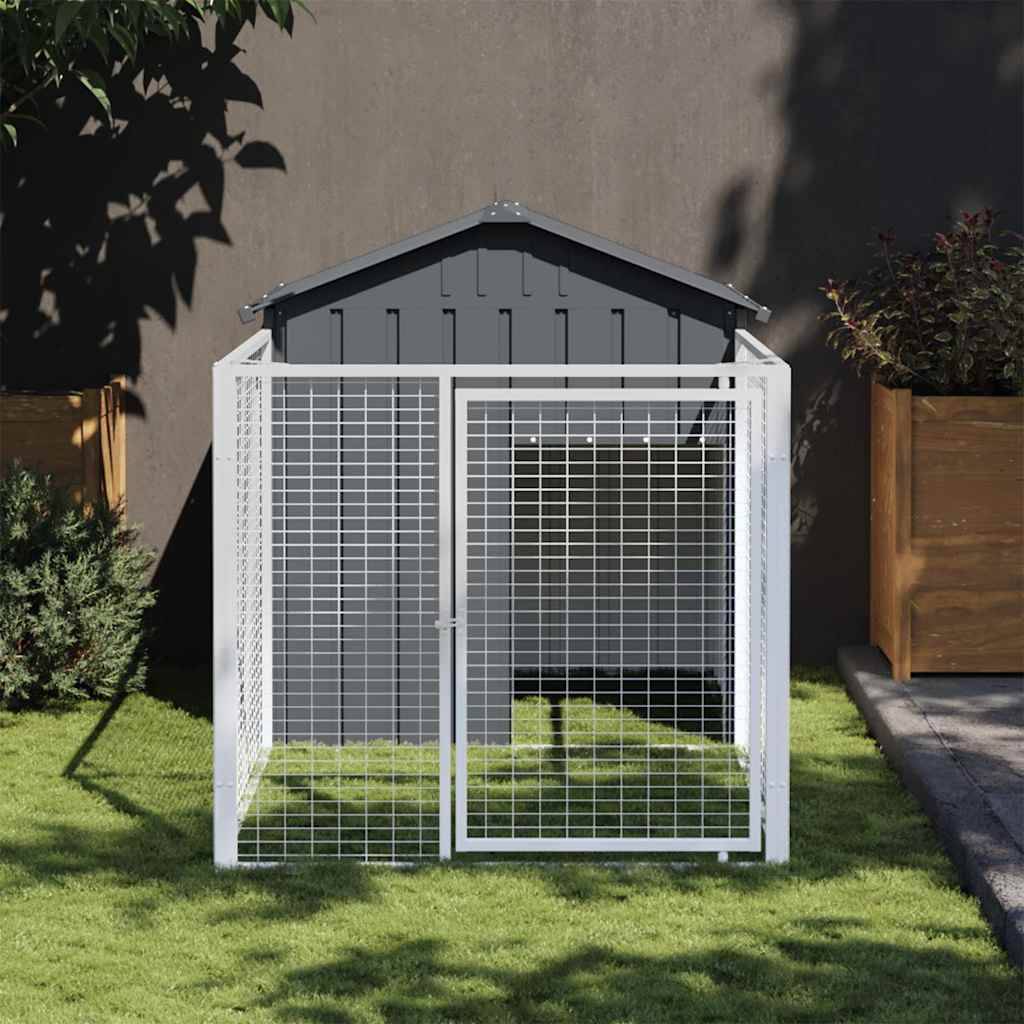 Niche plastique acier anthracite  117 x 201 x 123 cm  - Prolenta premium p3163.1 - Image 1
