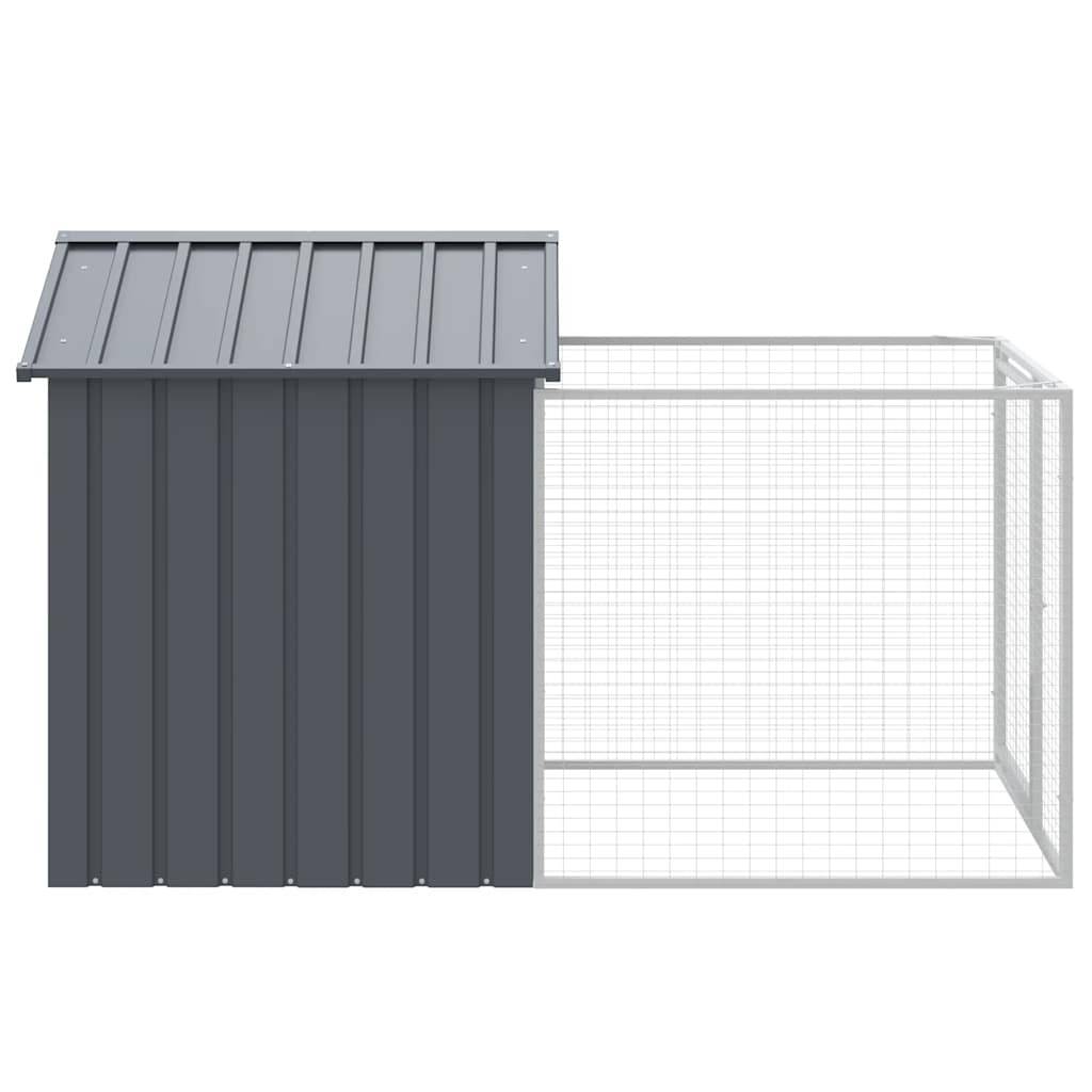 Niche plastique acier anthracite 117 x 201 x 123 cm - Prolenta premium p3163.1 - Image 2