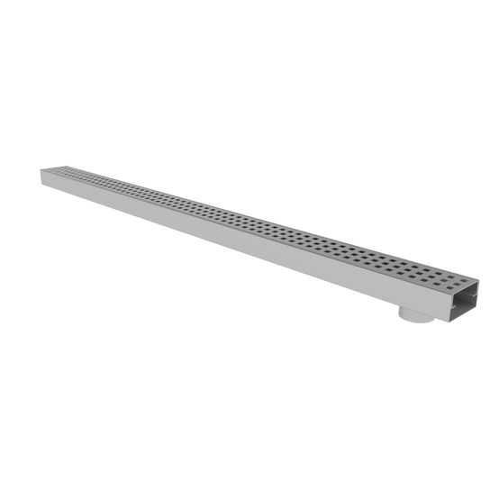 Caniveau Inox Hauteur 3,5 cm - 3XSDRAIN INOX - LINE ECO - Caniveau de 100 cm avec sortie verticale de 50 mm - Image 5