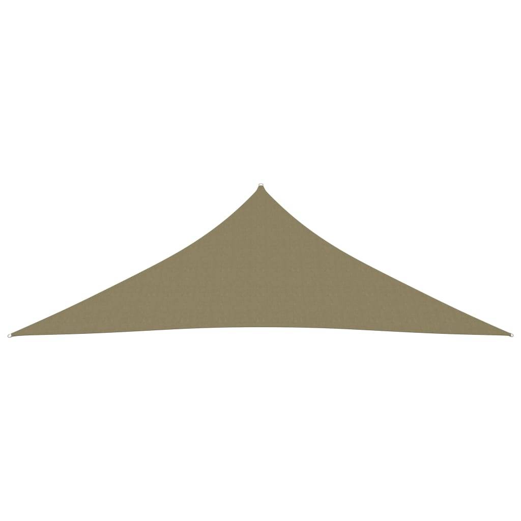Helloshop26 - Voile toile d'ombrage parasol tissu oxford triangulaire 5 x 5 x 6 m beige - Imagen 2