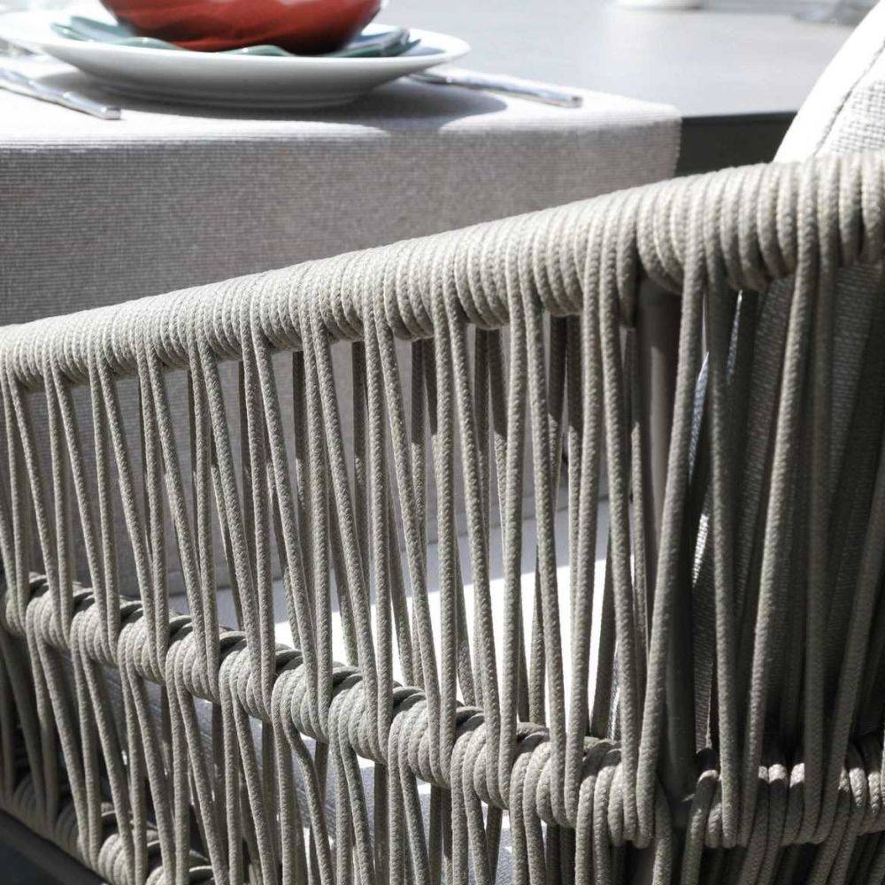 Fauteuil de jardin en aluminium et résine synthétique Iris - Imagen 4