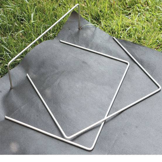 Agrafes 15 x 20cm métalliques galva - 10 pcs - Image 1