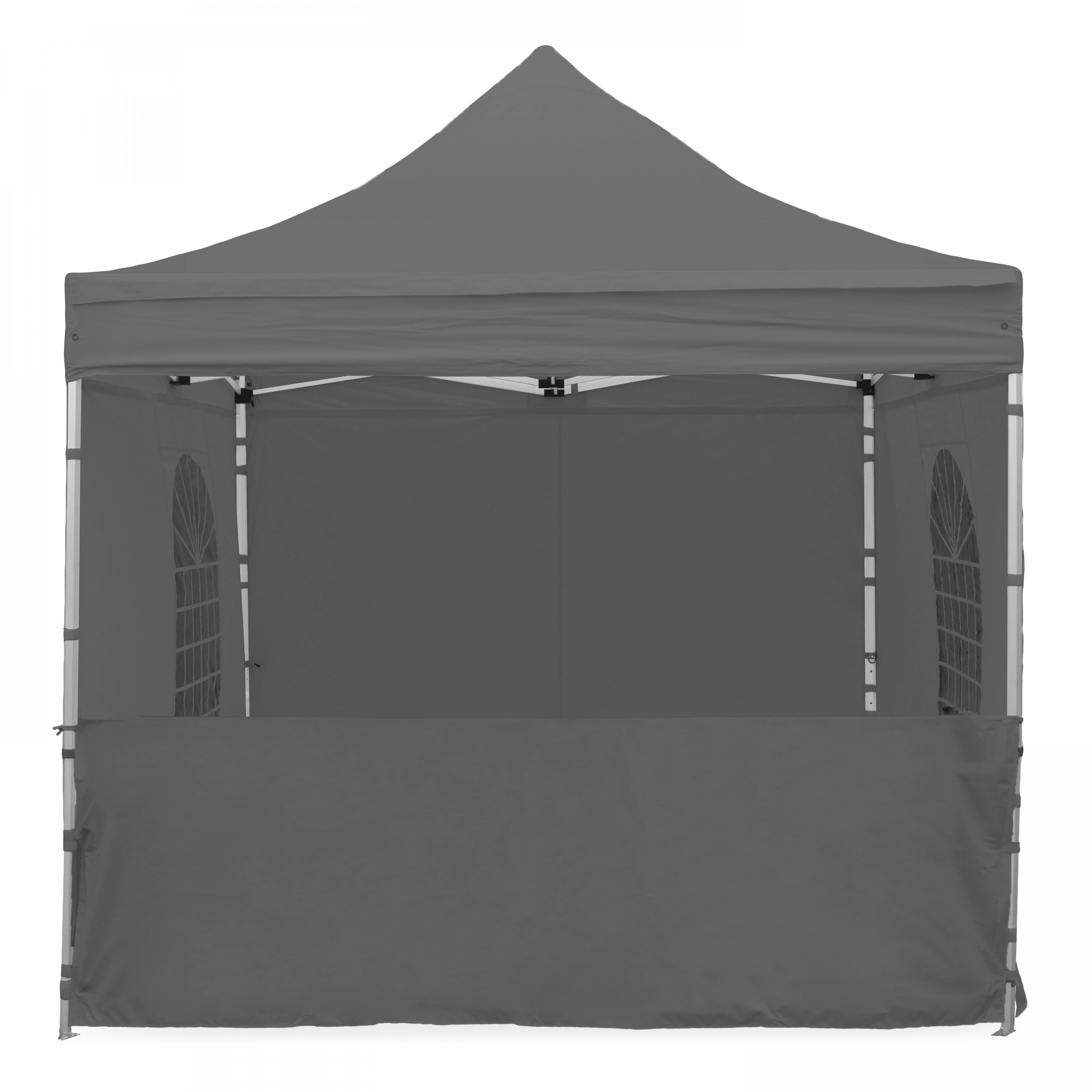 Oviala - Demi mur gris 3 m pour tente pliante 40mm  - Oviala - Imagen 3