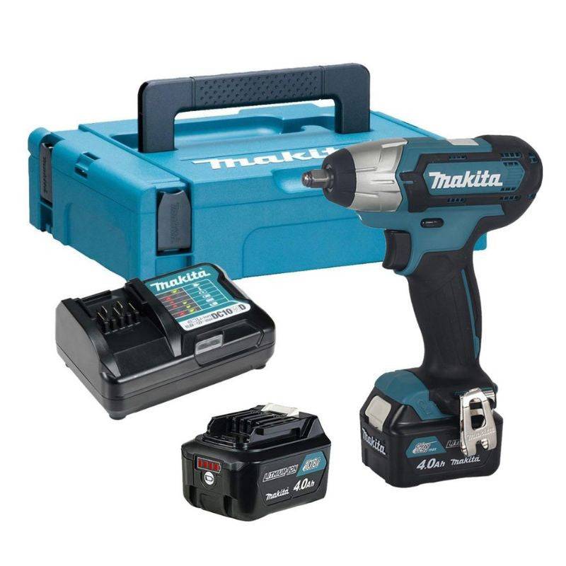 Boulonneuse à chocs 12V XGT 140 Nm - MAKITA - 2 batteries 12V 4.0Ah - chargeur - MakPac- TW140DSMJ - Image 1