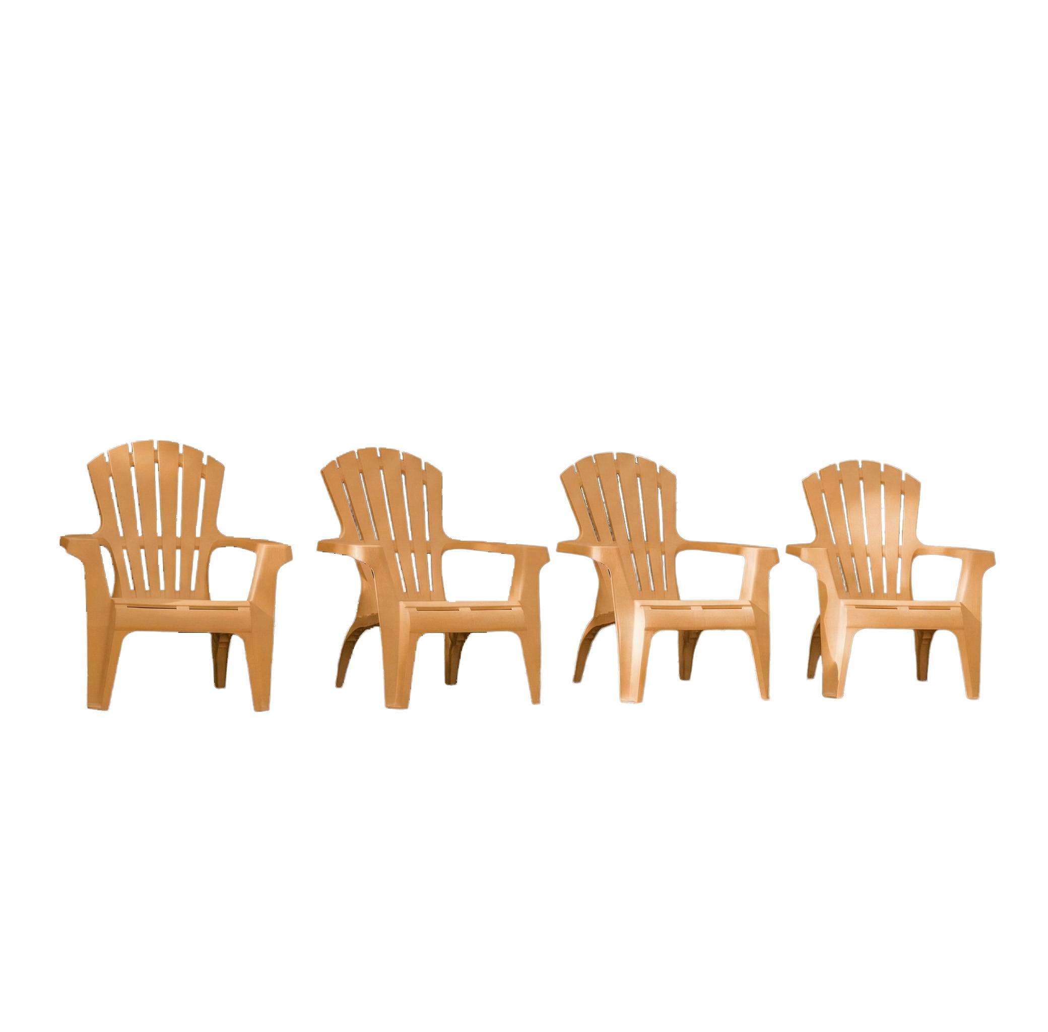 Lot de 4 Fauteuils adirondack Ocre - Image 1