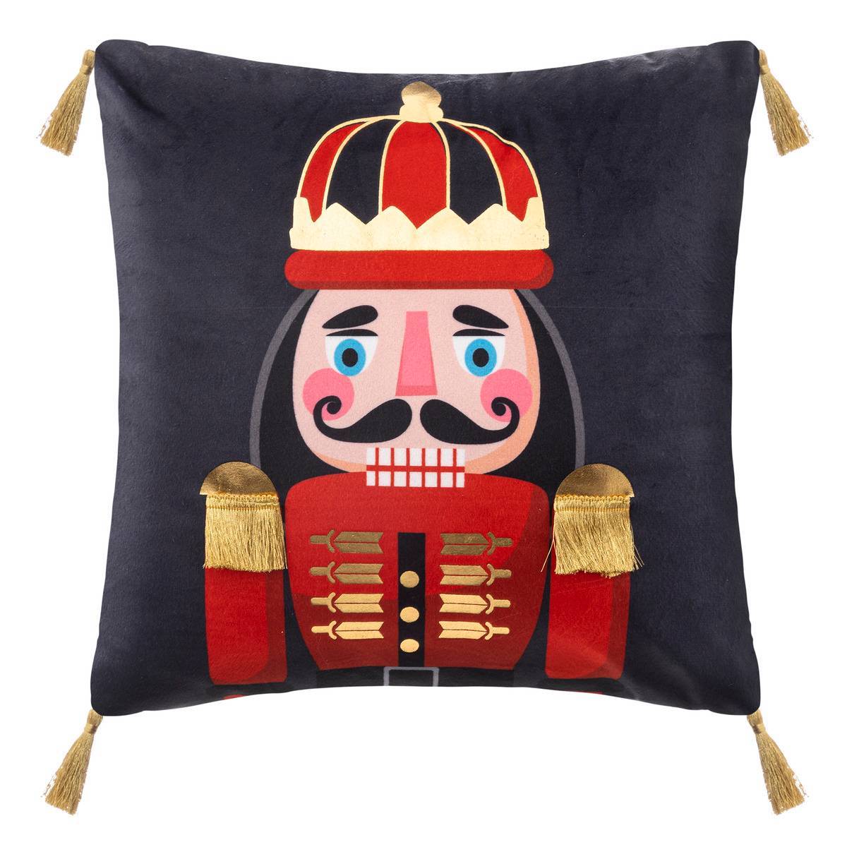 Fééric Lights & Christmas - Coussin Casse Noisette 40 cm - Atmosphera Créateur d'intérieur - Imagen 1