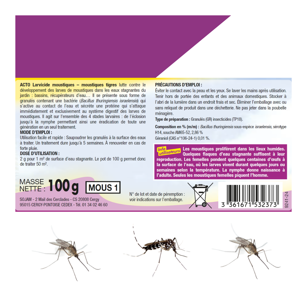 Acto - ACTO Larvicide : Éradiquez les moustiques dans votre jardin - Image 3