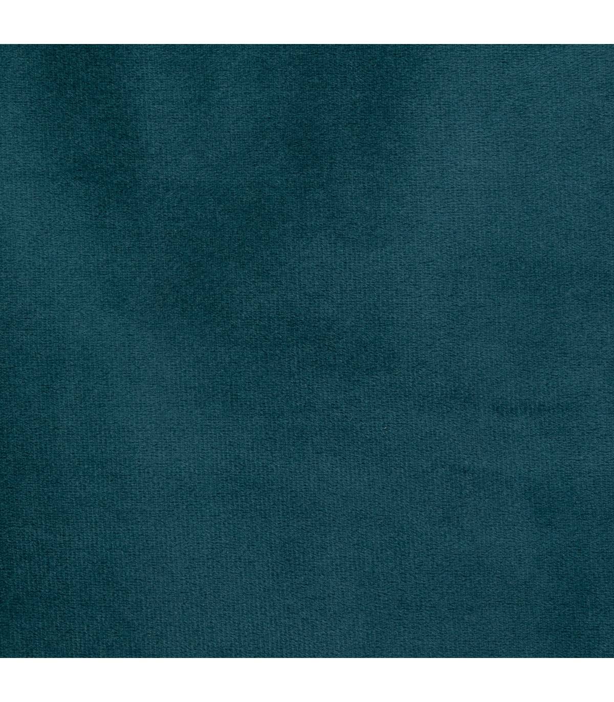 Pouf pliant et Coffre de rangement en velours Bleu avec motifs - Imagen 3