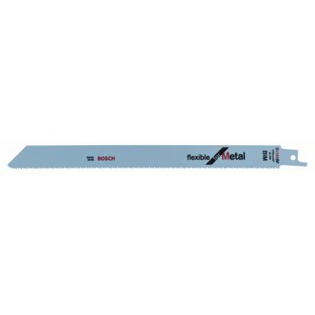 Bosch - Lame scie sabre BIM S1122BF flexible Metal BOSCH 225 mm - Boite de 100 - 2608656032 - Image 1