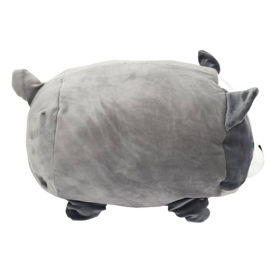 The Concept Factory - Peluche Coussin Enfant "Chien" 30cm Gris & Blanc - Image 2