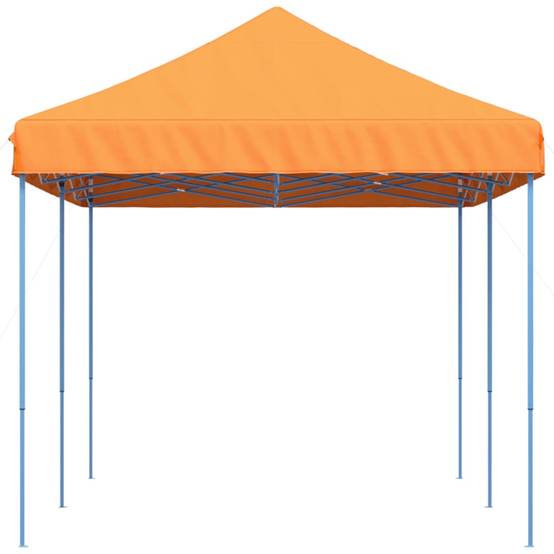 ComfortXL - Tente de réception pliante acier pour grands rassemblements toit Oxford 5.8x3m Orange - ComfortXL Outdoor Living - Image 5