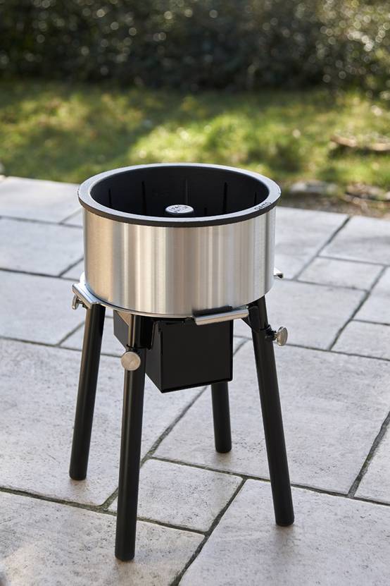 QAÏTO BBQ camping plancha brasero aux pellets Seau epoxy OR - Image 1