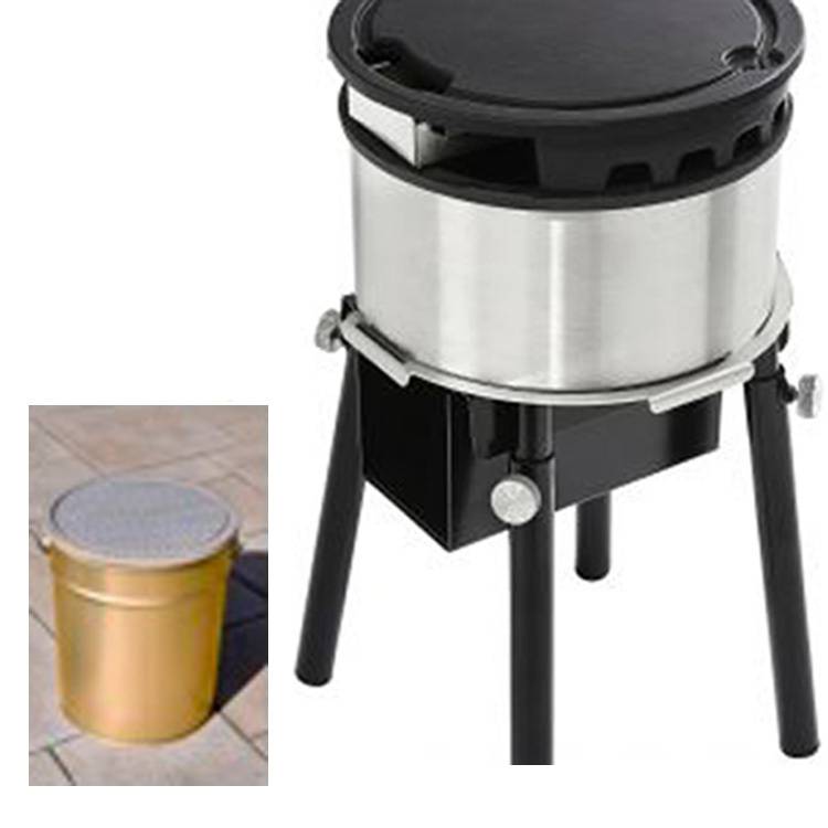 QAÏTO BBQ camping plancha brasero aux pellets Seau epoxy OR - Image 7