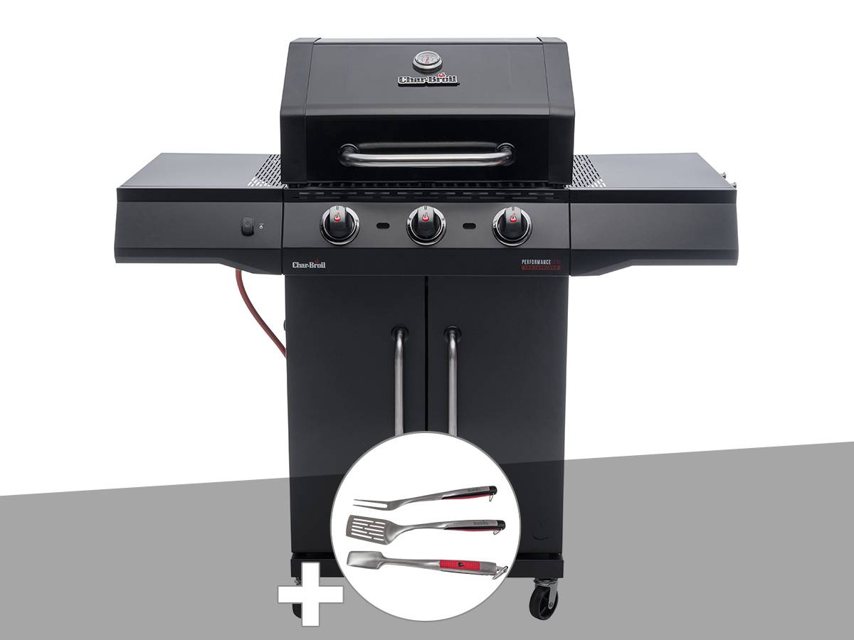 Char-broil - Barbecue à gaz Performance CORE B3 + Kit 3 ustensiles - Char-Broil - Imagen 1