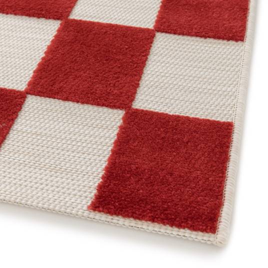 Tapis Damier Salon 120x180cm, Tapis Chambre Noir et Blanc, Lavable En Machine Carpet, Doux Shaggy AntidéRapant Moquette, Tapis Salon Carreaux, pour Descente de Lit et Chambre Garcon