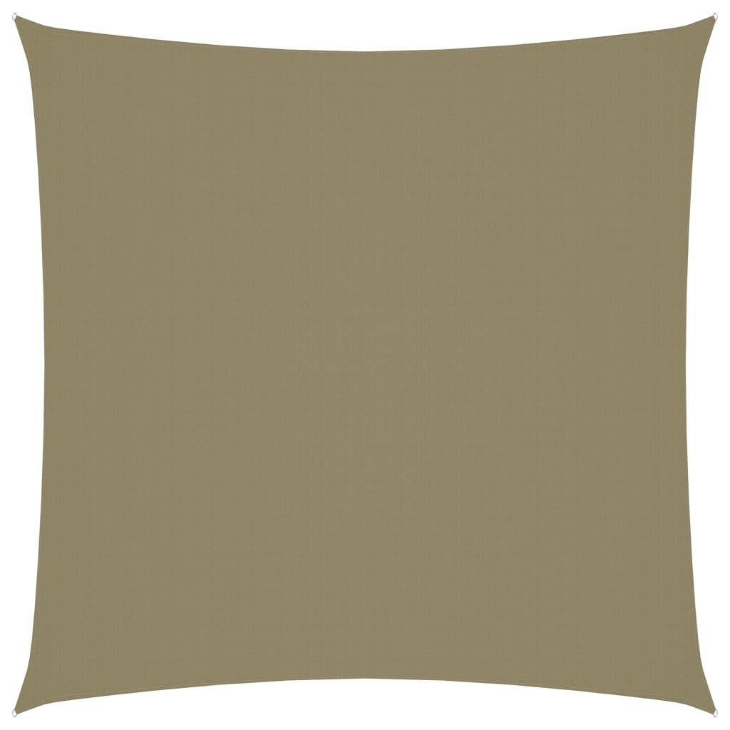 Helloshop26 - Voile toile d'ombrage parasol tissu oxford carré 5 x 5 m beige - Imagen 1