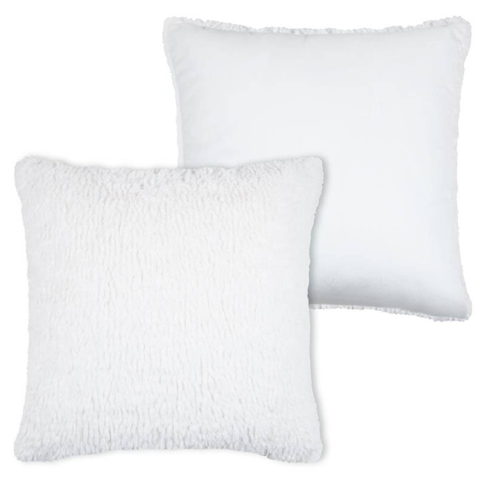 Lovely Casa - Coussin carré imitation fourrure avec recto velours - LOVELY CASA - Imagen 4