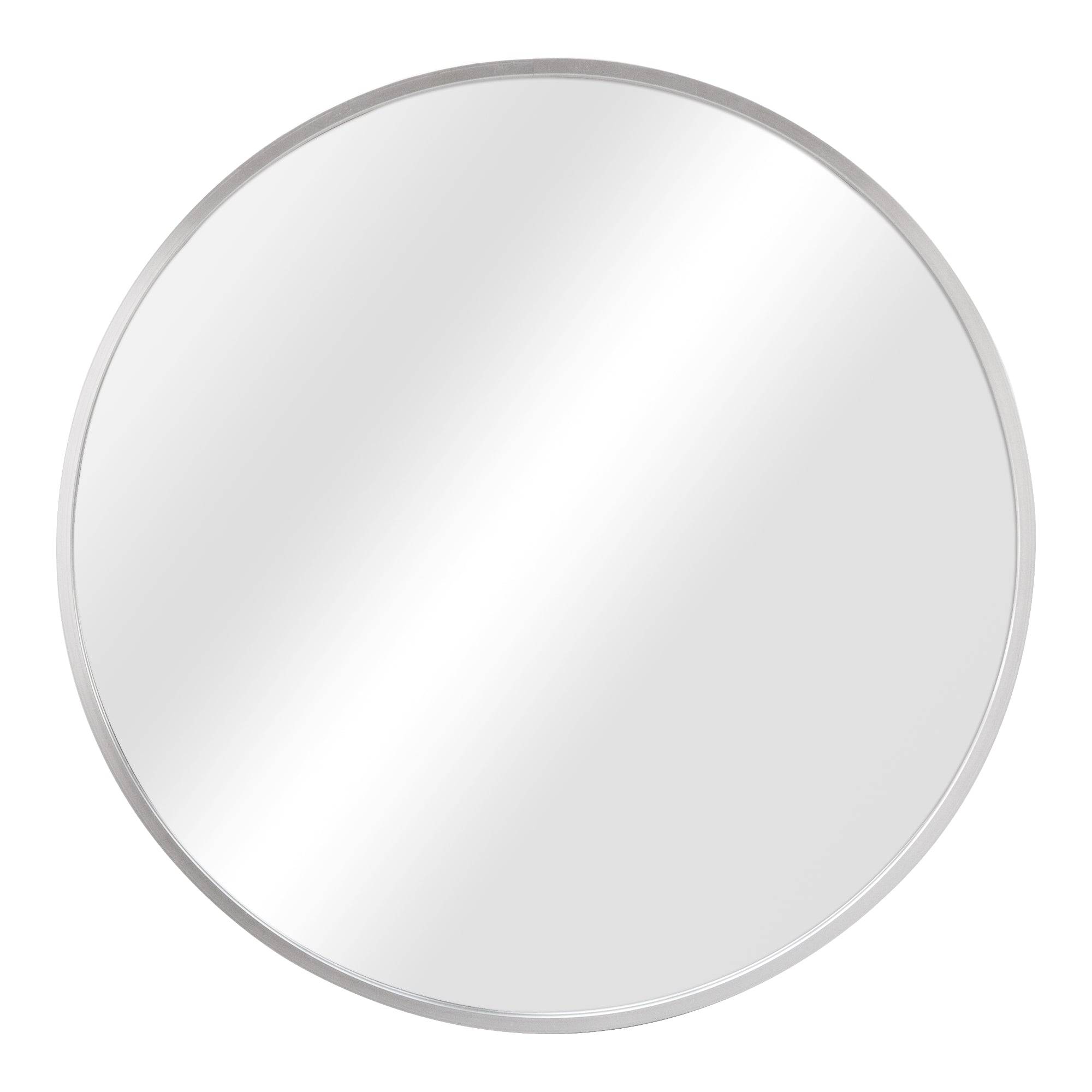 Helloshop26 - Miroir mural rond diamètre 40 cm argenté - Imagen 2
