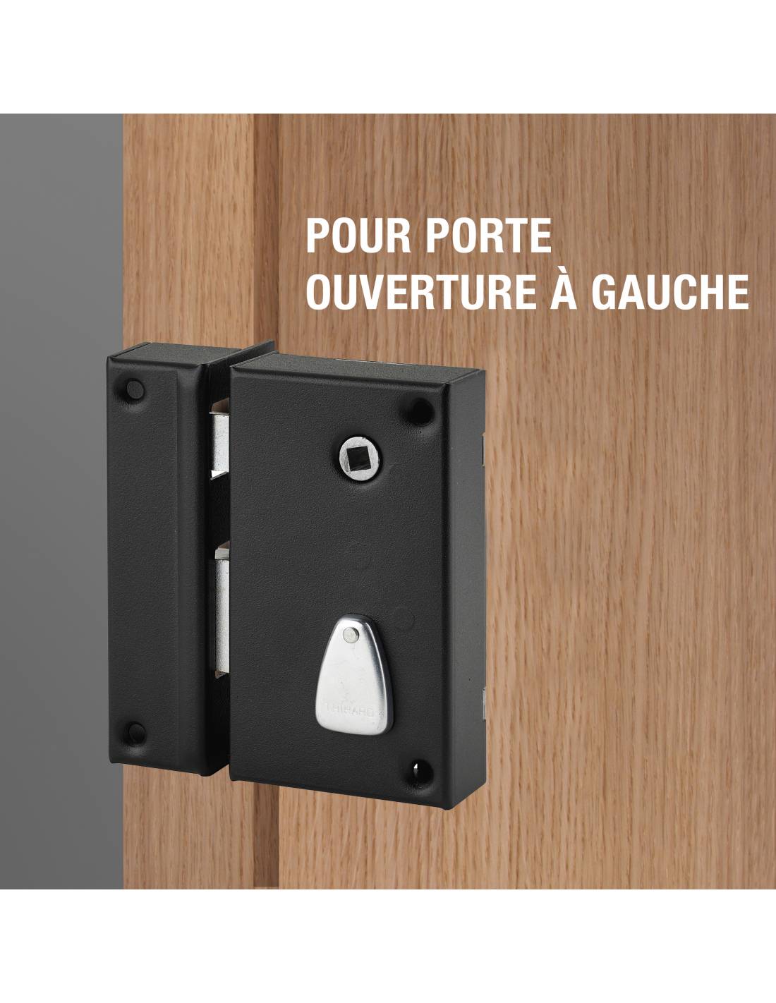 Serrure verticale 6 gorge 130x75 mm THIRARD à tirage - Gauche - 034020 - Imagen 3