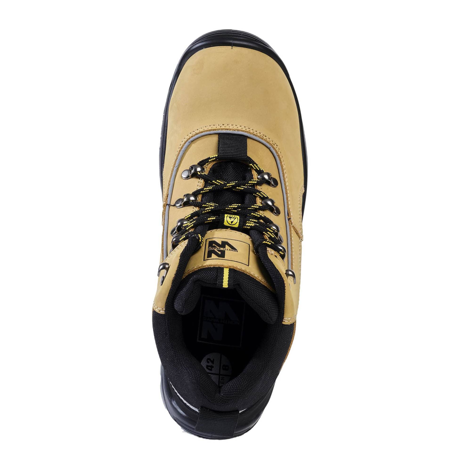Nineworths - taille fr 43 - uk 9 - ryan - chaussures montantes de sÉcuritÉ - 7016 camel - Imagen 2