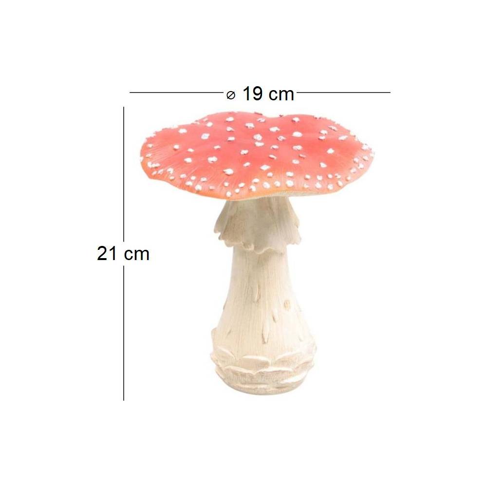Farmwood Animals - Champignon amanite tue-mouche en résine Forest 19 x 19 x 21 cm - Imagen 3