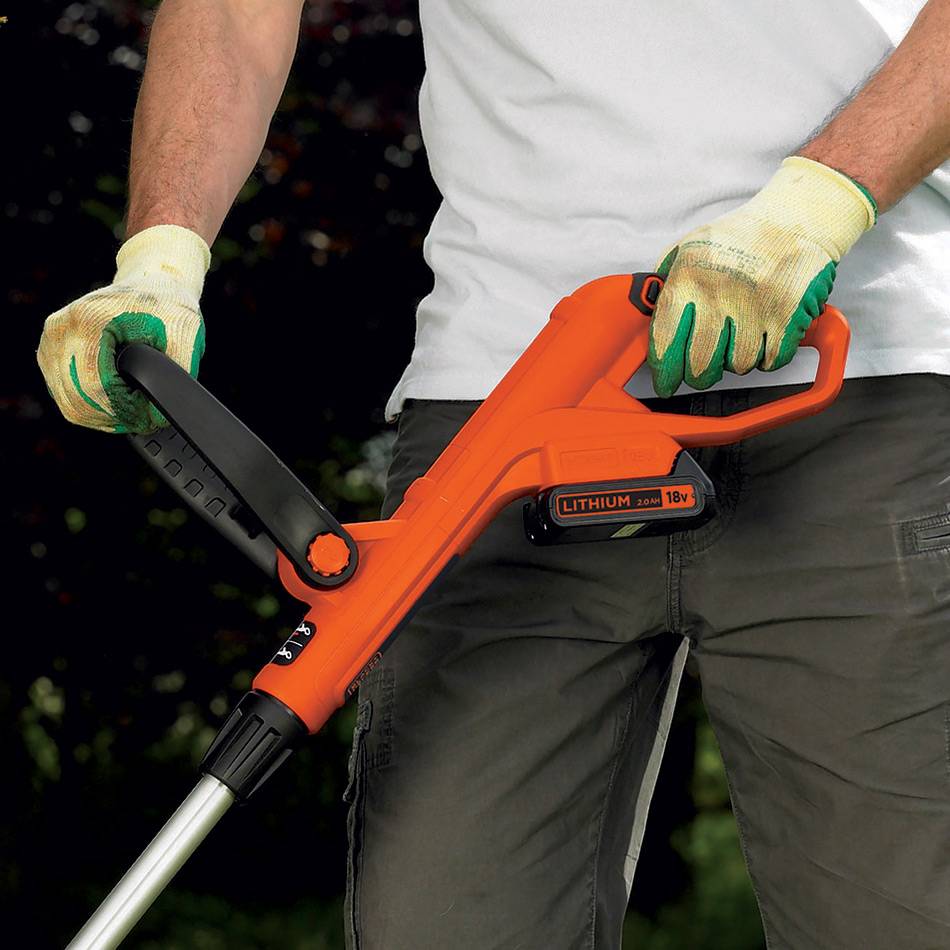 Coupe-bordures sans fil - 23 cm - 18 V - 2 Ah - 1 batterie BLACK+DECKER GLC1823L20-QW - Image 2