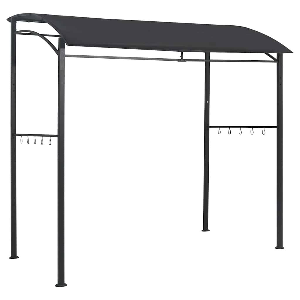 Vidaxl - Belvédère de barbecue 215x150x220 cm Anthracite Acier vidaXL 48603 - Image 6