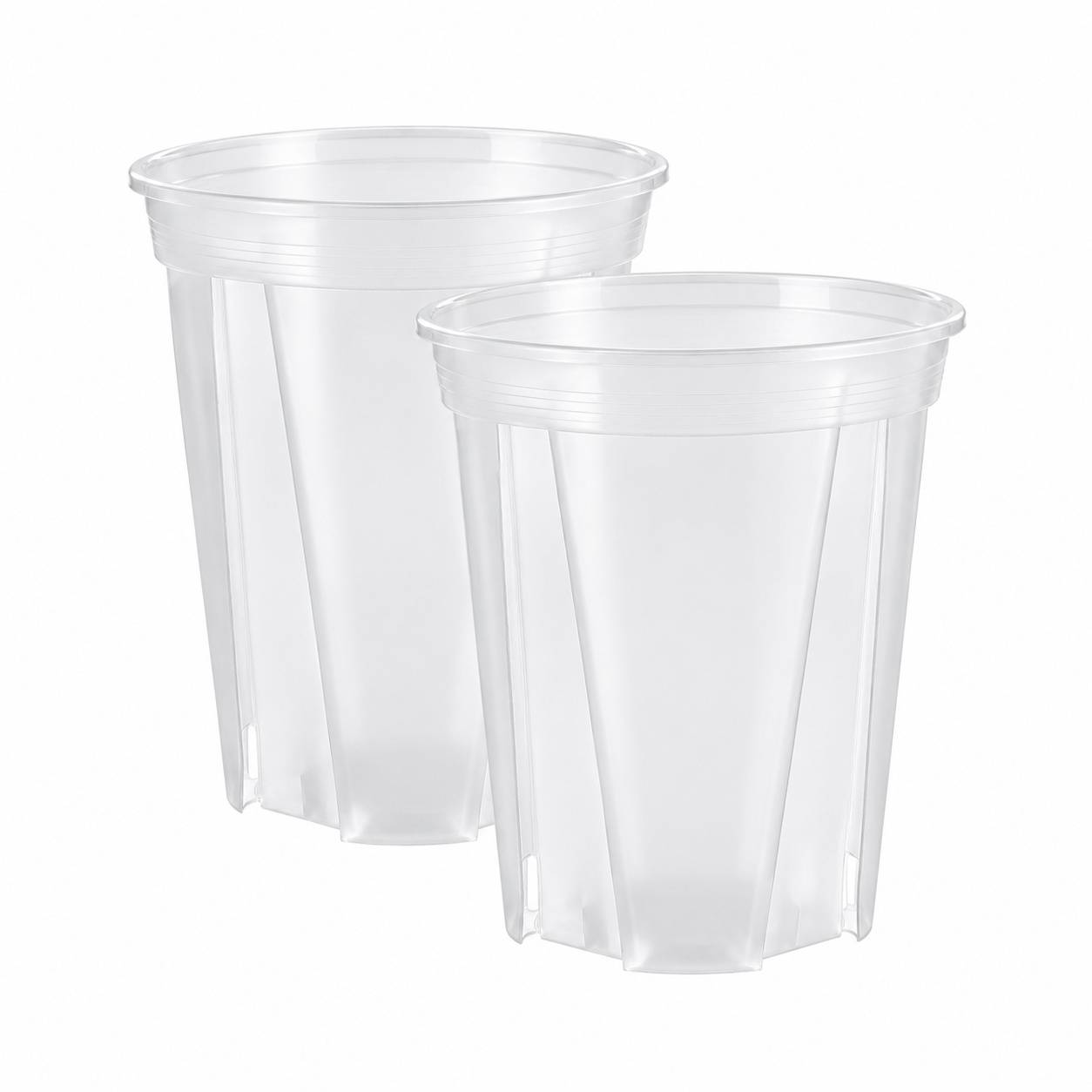 Pot Transparent avec Trous pour Plantes Cactus Succulentes - Image 1