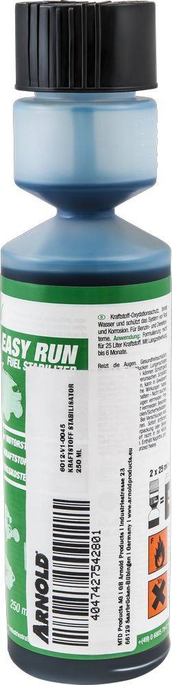 Arnold - Stabilisateur de carburant EASY RUN pour moteurs à essence à 2/4 tps et Diesel - 250 ml Arnold - Imagen 4