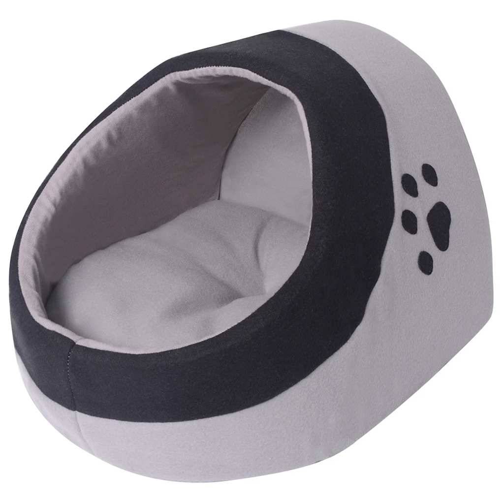 Vidaxl - Lit pour chats Gris et noir M vidaXL 131368 - Imagen 1