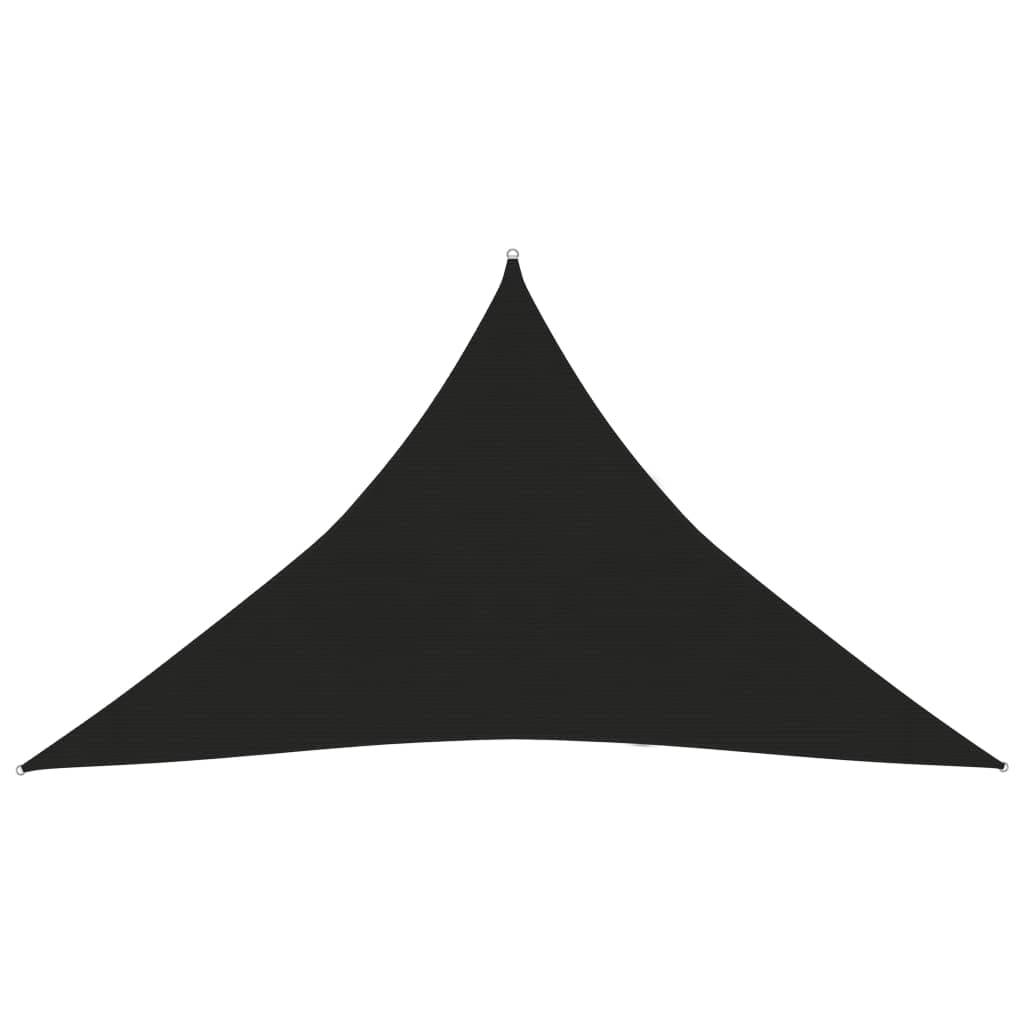 Helloshop26 - Voile toile d'ombrage parasol 160 g/m² PEHD 3 x 3 x 4,2 m noir - Imagen 1