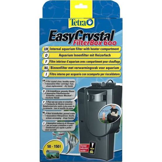 Tetra - Filtre interne pour aquarium Tetra EasyCrystal 600, 600 l/h, 7,5 W, pour 50 à 150 L, Bio+Carbon - TETRA - Image 2
