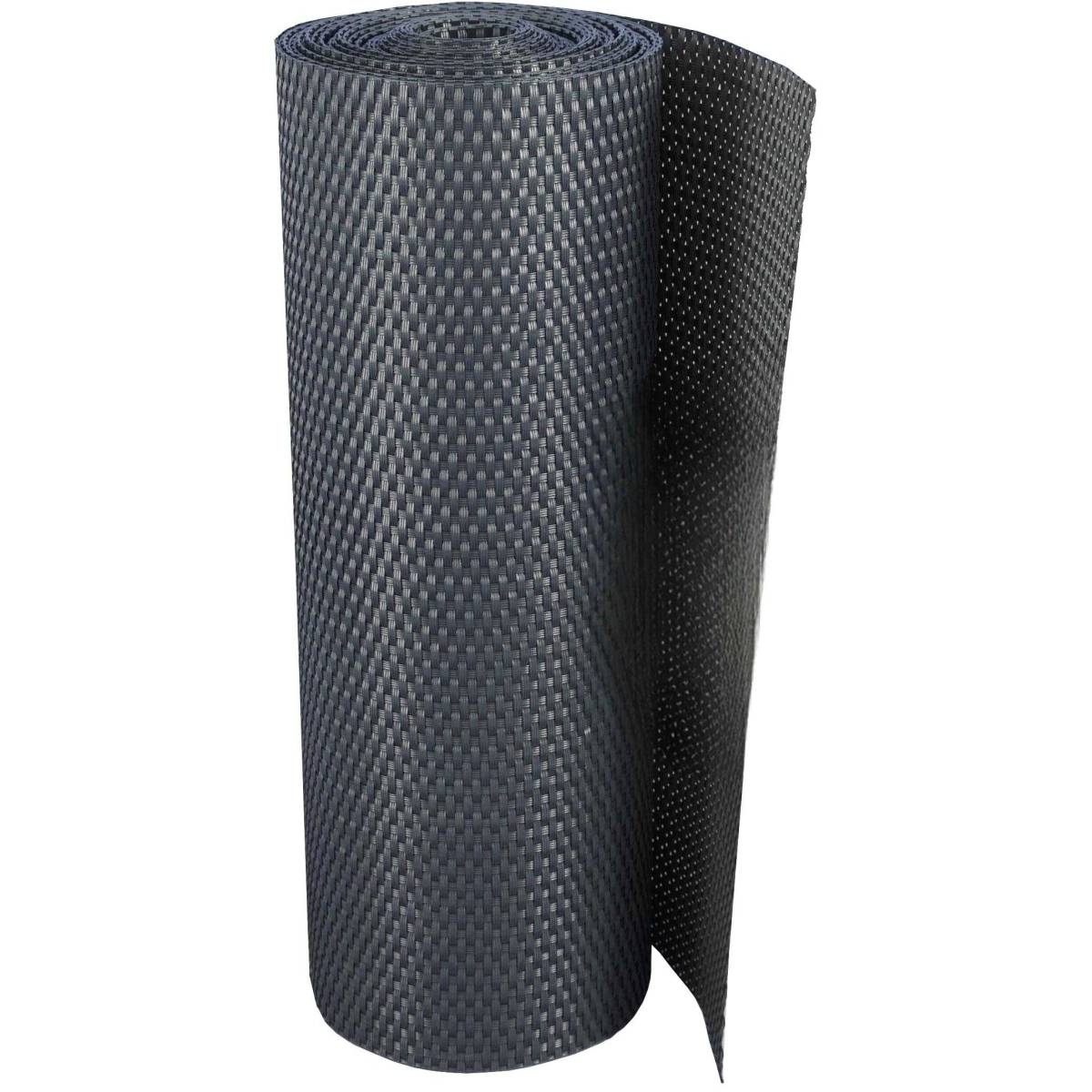 Rattan Art - Brise-vue en résine tressée pour balcon et clôture coloris anthracite 1 x 3 m - Imagen 1