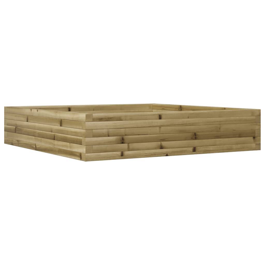 Maison Chic - Jardinière, Bac à fleurs, Pot de fleurs 110x110x23 cm bois de pin imprégné - Imagen 7