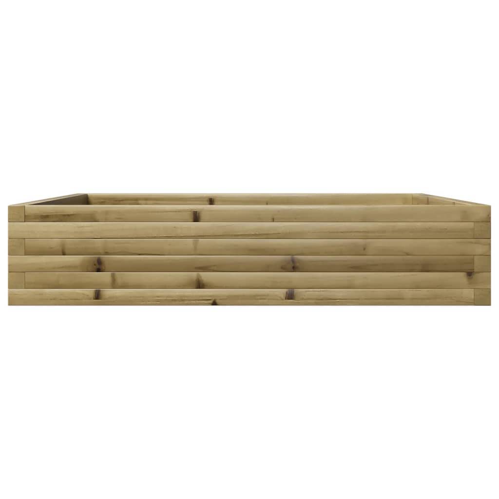Maison Chic - Jardinière, Bac à fleurs, Pot de fleurs 110x110x23 cm bois de pin imprégné - Imagen 6