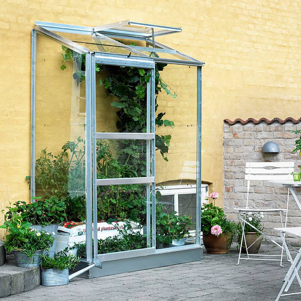Halls - Serre verre horticole 0,9 m², aluminium - Altan 2, Halls - Image 1