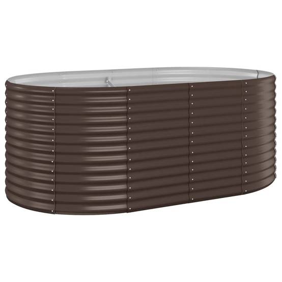 ComfortXL - Carré potager haut acier thermolaqué Marron 175x100x68 cm – ComfortXL Outdoor Living - Image 2