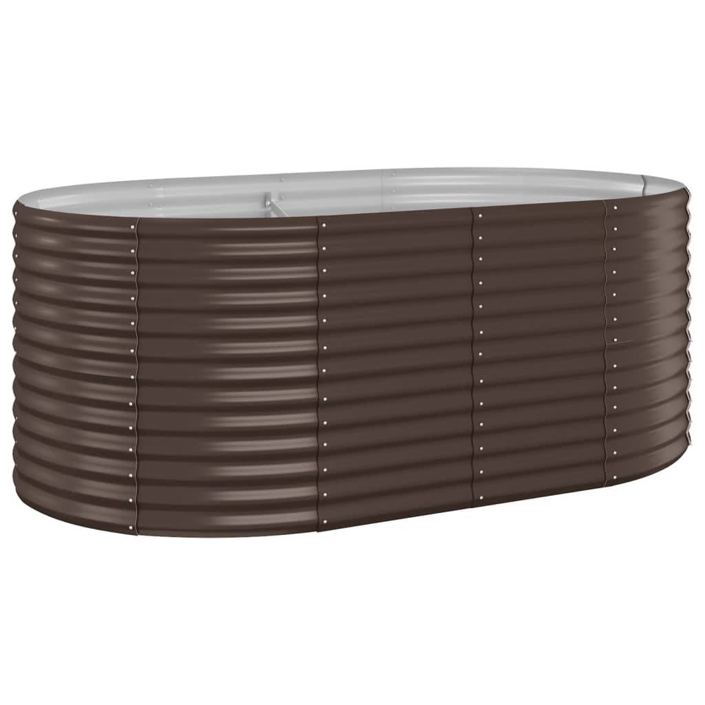 ComfortXL - Carré potager haut acier thermolaqué Marron 175x100x68 cm – ComfortXL Outdoor Living - Image 2