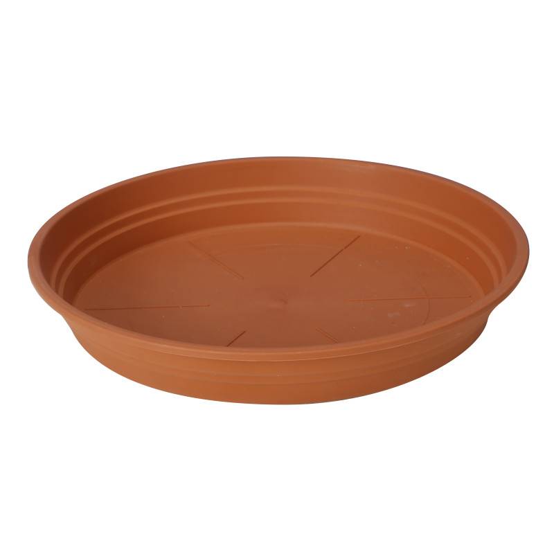 Riviera - Soucoupe Ronde D47cm - H5,5cm - Couleur terre cuite - Fabrication Française - Image 1