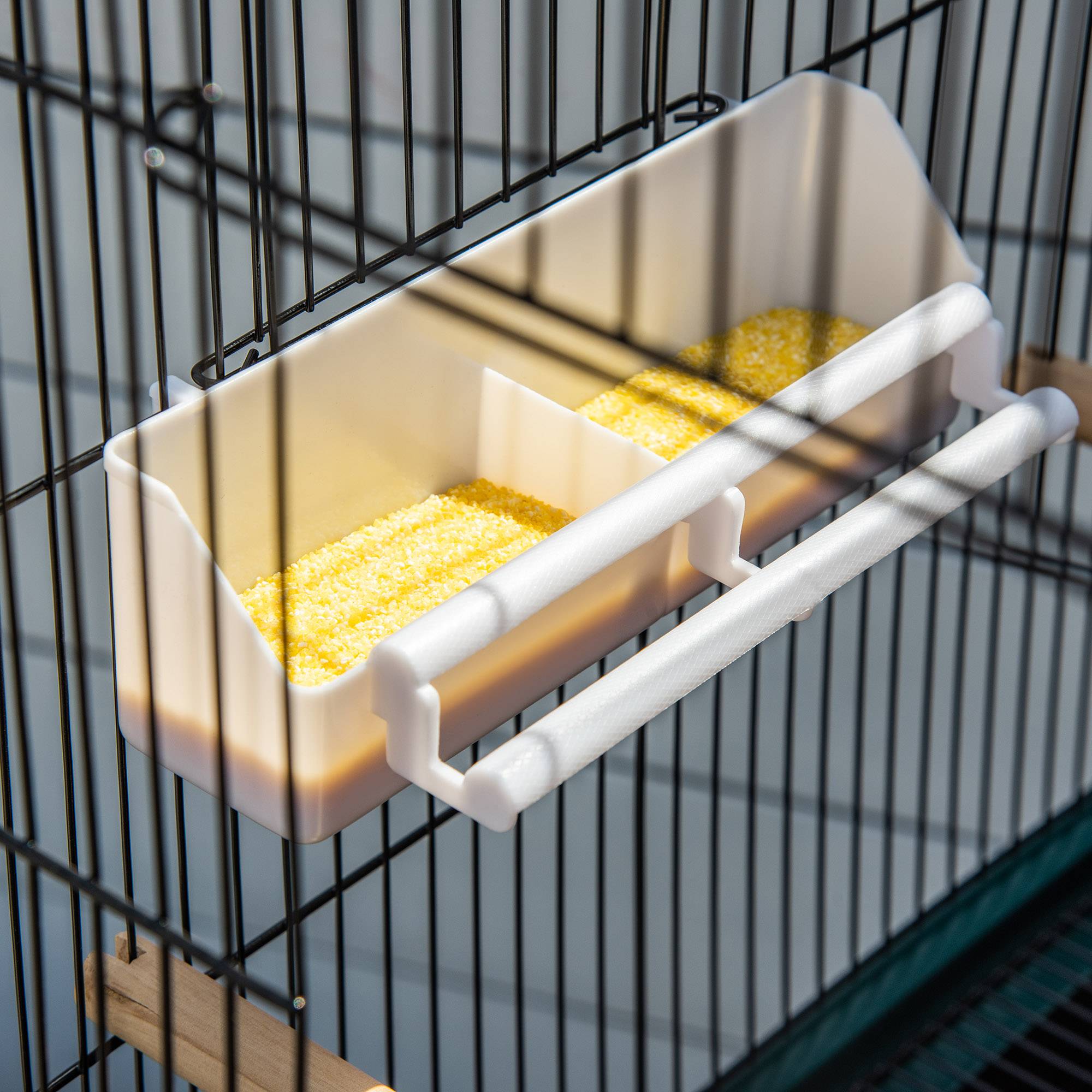 Cage à oiseaux acier 51.5 x 50 x 140 cm - PANGIVO - Image 10