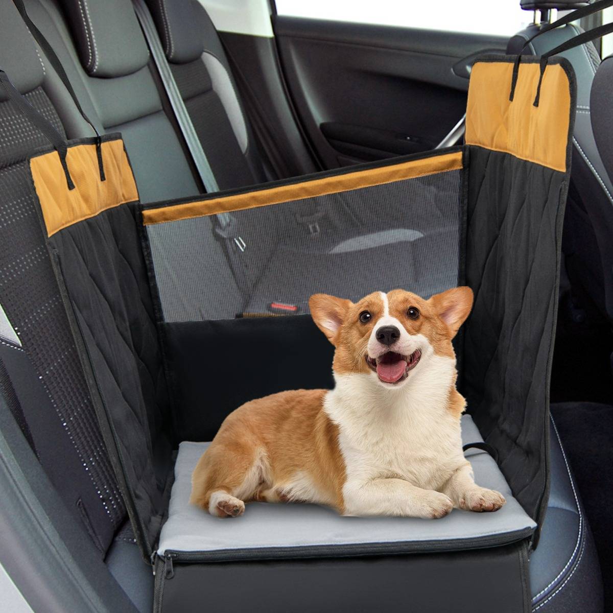Housse Siège Voiture Chien Imperméable Rayée – Protection Banquette Arrière Pour Hyundai I30