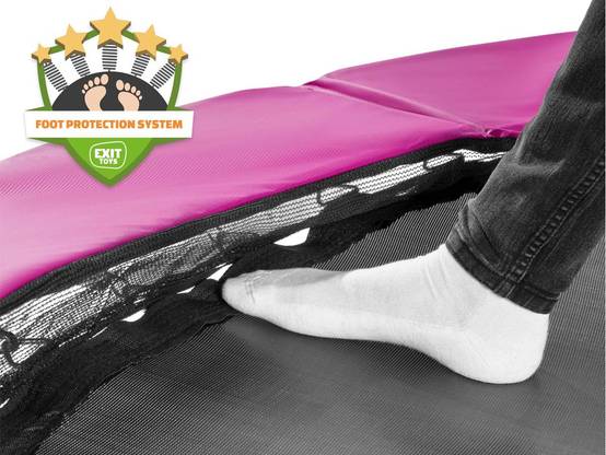 Exit Toys - Trampoline Silhouette rectangulaire 214 x 305 cm Rose - Exit Toys - Image 9