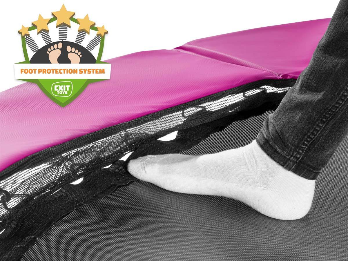 Exit Toys - Trampoline Silhouette rectangulaire 214 x 305 cm Rose - Exit Toys - Image 9