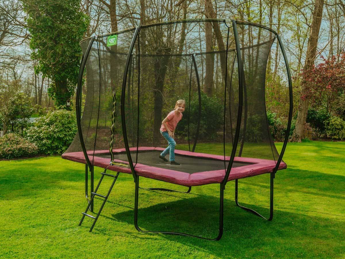 Exit Toys - Trampoline Silhouette rectangulaire 214 x 305 cm Rose - Exit Toys - Image 2