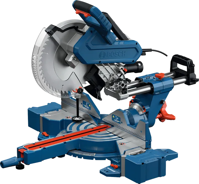 Scie à onglet coulissante GCM 340-305 D Professional - 1800 W - BOSCH - 0601B60000 - Image 1