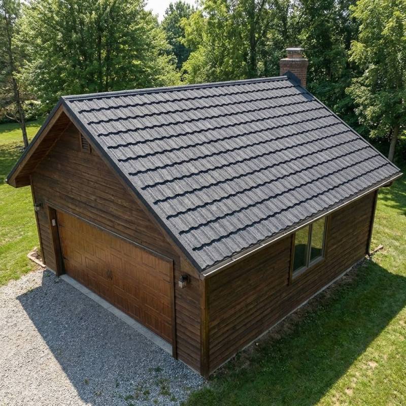 Panneau tuile facile 1030 X 950 MM en acier galvanisé laqué mat - Coloris - Gris anthracite mat, Largeur - 950 mm, Longueur - 1030 mm - Image 5