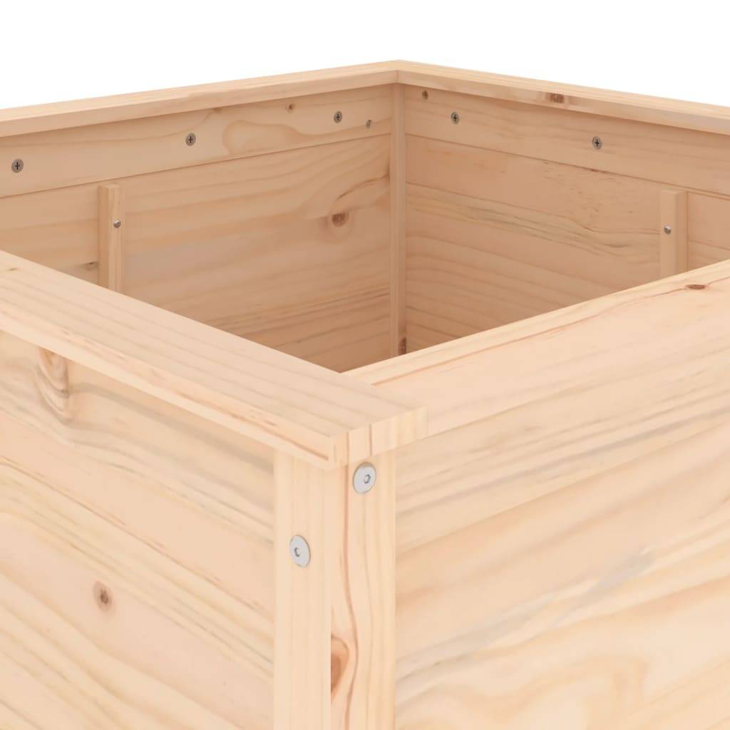 Maison Chic - Jardinière, Bac à fleurs, Pot de fleurs 82,5x82,5x78 cm bois de pin massif - Imagen 7