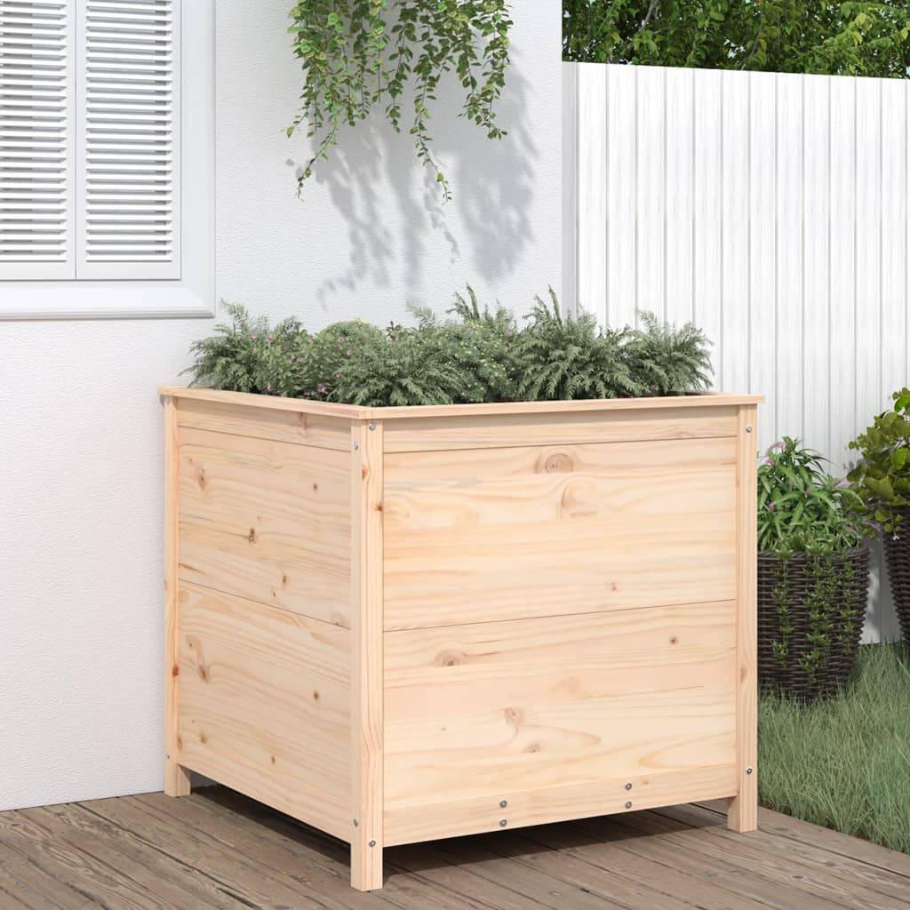 Maison Chic - Jardinière, Bac à fleurs, Pot de fleurs 82,5x82,5x78 cm bois de pin massif - Imagen 2