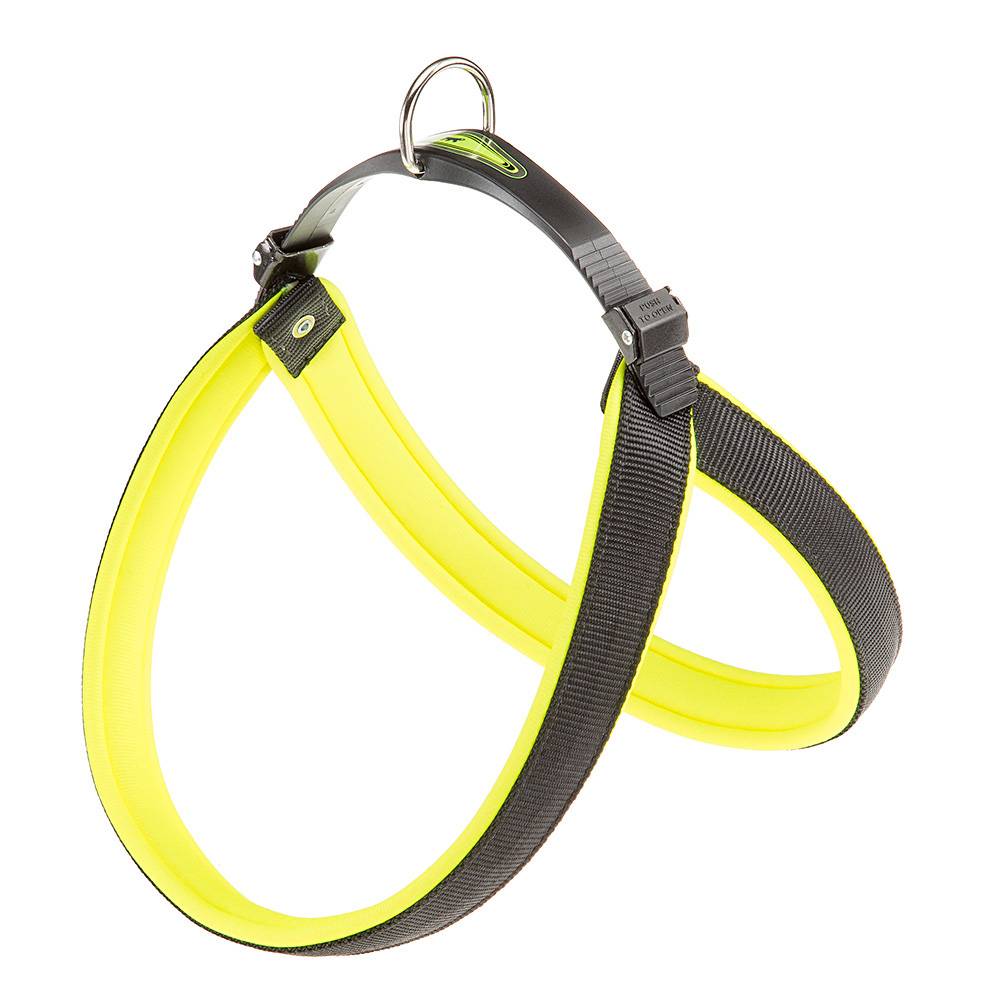 Ferplast - Ferplast Harnais ergonomique pour chiens AGILA FLUO 8, ajustement parfait, fermeture à double micro-régulation, rembourrage souple, A=B 69÷77 cm 25 mm - Imagen 1